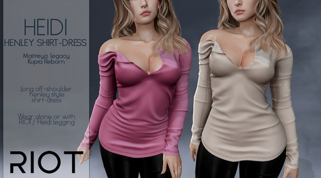 Second Life Marketplace - RIOT / Heidi Top - Haze